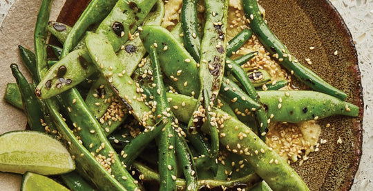 GREEN BEANS WITH MISO BUTTER