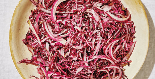 RED CABBAGE AND ONION SLAW